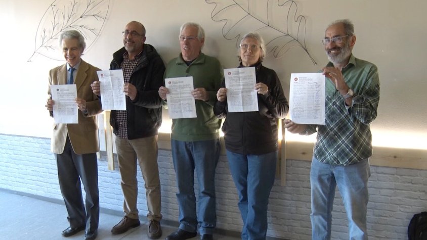 Presentació de la recollida de signatures