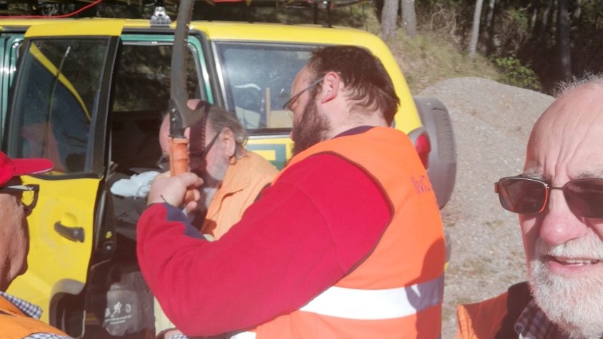 Una de les actuacions de Protecció Civil