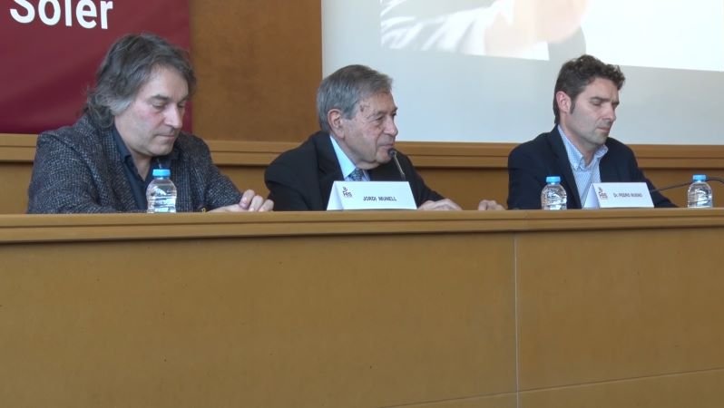 La conferència va tenir lloc ahir a la Fundació Eduard Soler