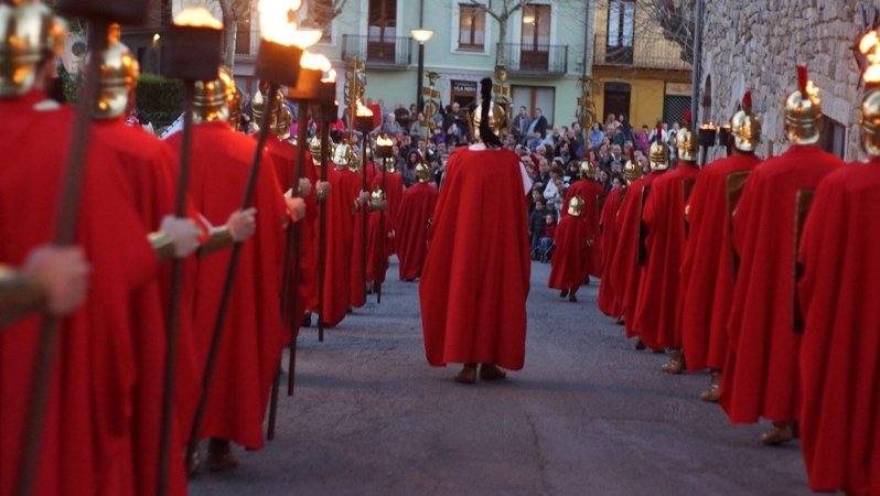 La processó dels Sants Misteris és un dels principals reclams que ofereix Camprodon per Setmana Santa