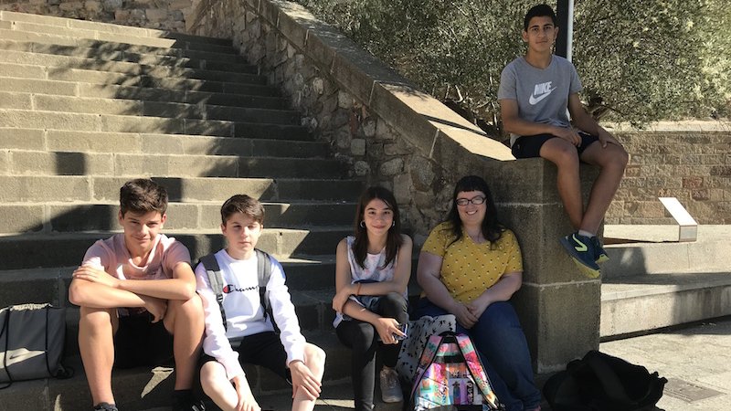 Alguns dels alumnes que realitzen el crèdit