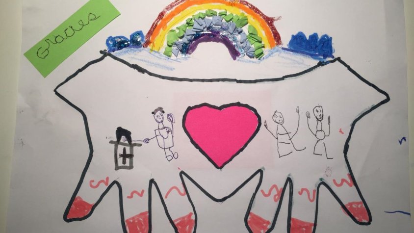 Un dels dibuixos de 'Cartes amb cor'