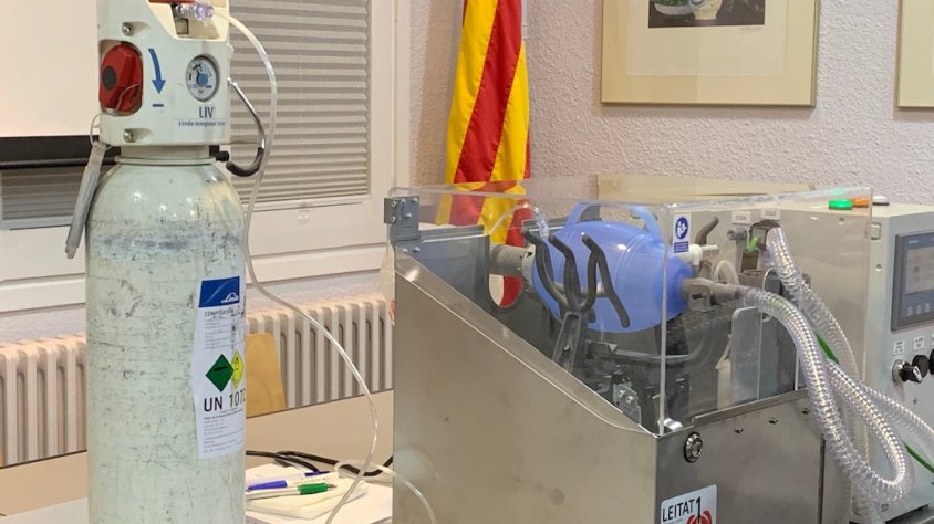 Els respiradors els han entregat des de l’Institut d’Investigació i Innovació