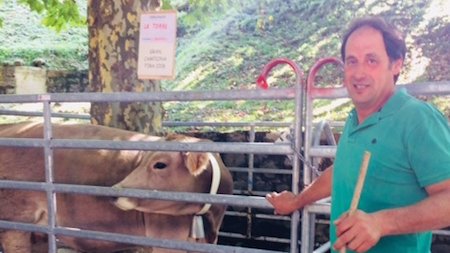 Joan Carbonell amb la Gran Campiona d'aquest 2018