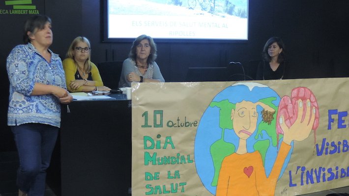 Commemoració del dia mundial de la Salut Mental a Ripoll
