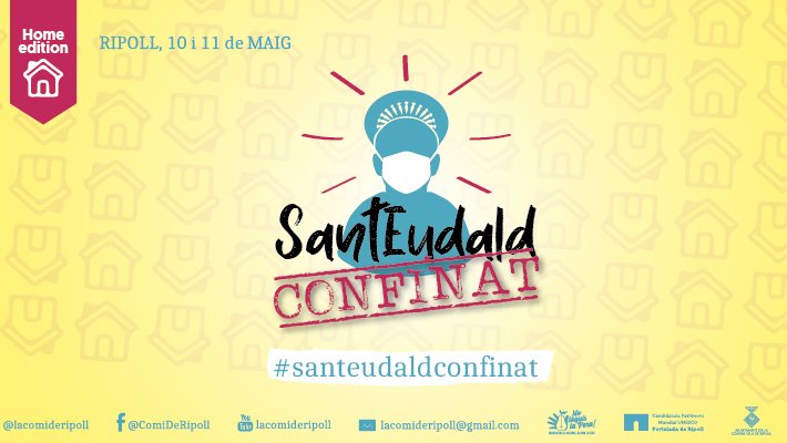 El cartell de #SantEudaldConfinat