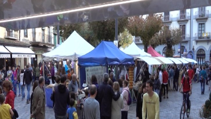 La plaça de la Vila serà un dels espais que acollirà la Fira Internacional del Formatge