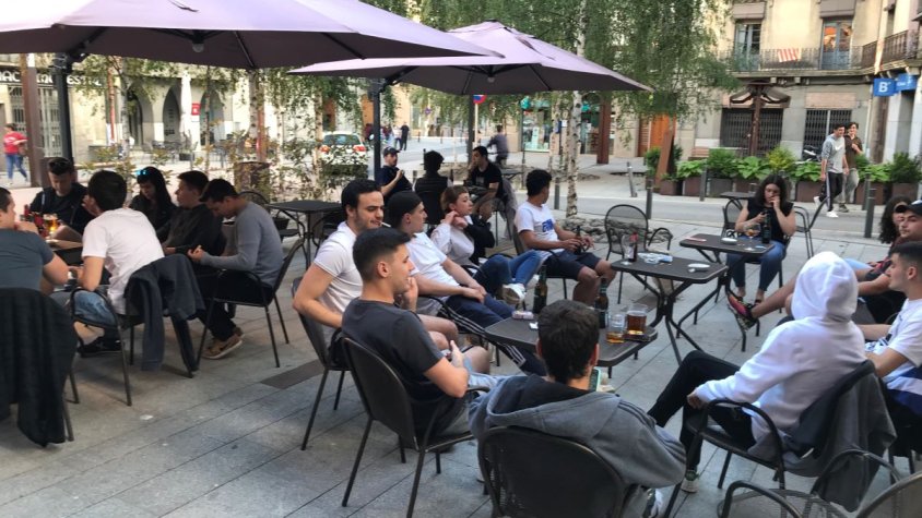 L'obertura de les terrasses ha estat la mesura estrella de la fase 1