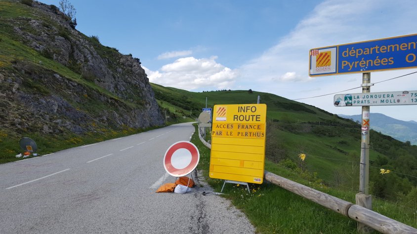 El pas fronterer de Coll d'Ares