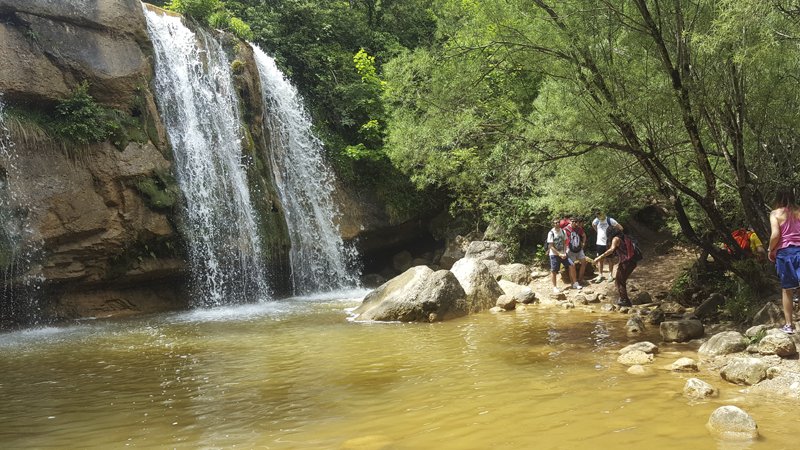 El Torrent de la Cabana, al terme municipal de Campdevànol