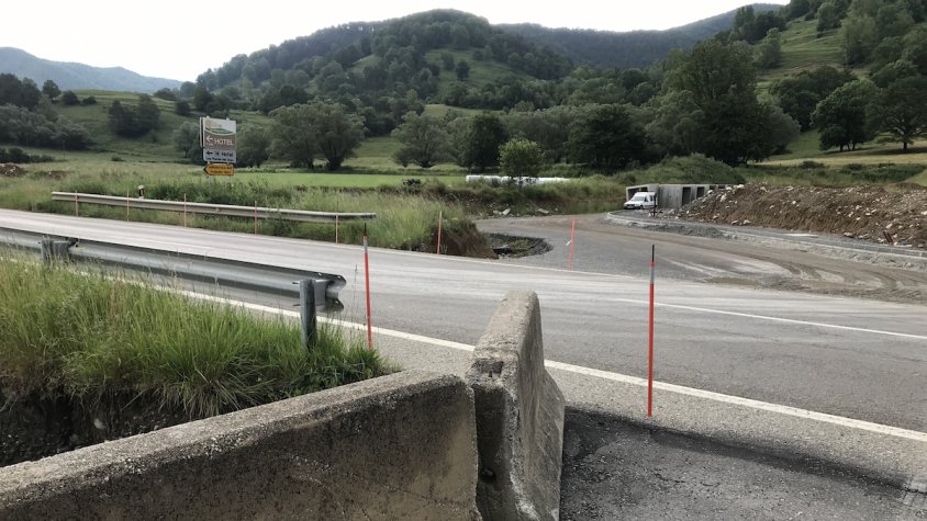 La rotonda de la colònia ha estat una obra complexa