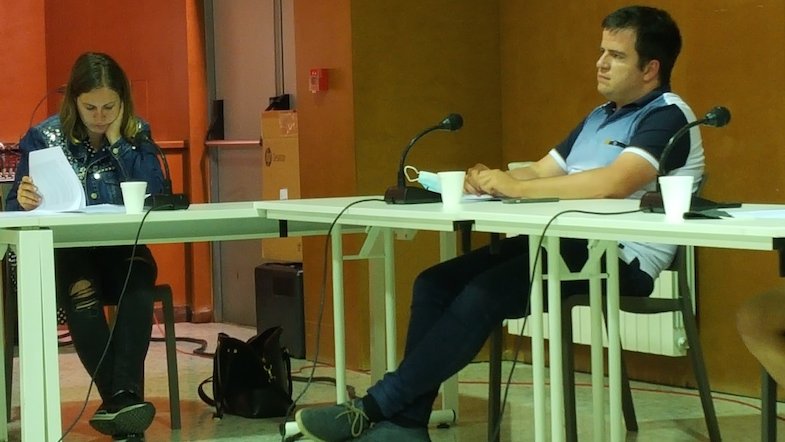 Joan Manso, durant la darrera sessió plenària com a regidor de l'ajuntament de Campdevànol