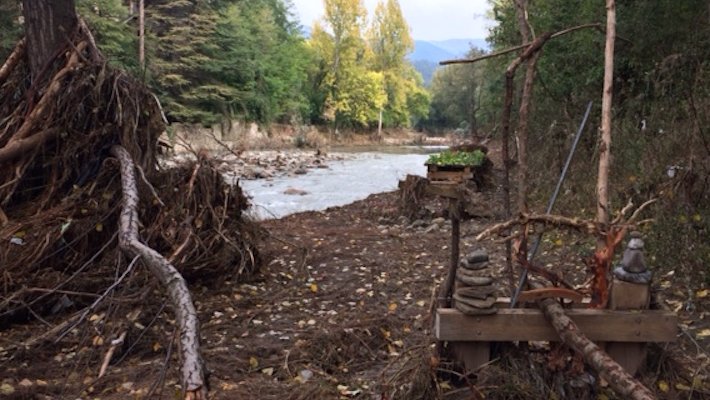 L'aspecte que oferia el passeig del Aurons aquest dissabte
