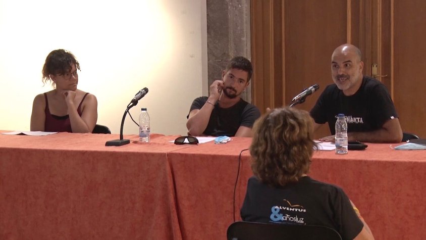 Acte a la Sala Abat Senjust per presentar les conclusions de la comissió per part de la CUP