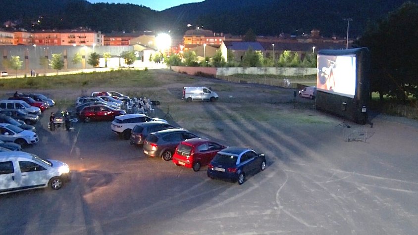 La devesa del Pla es va convertir en un Autocine