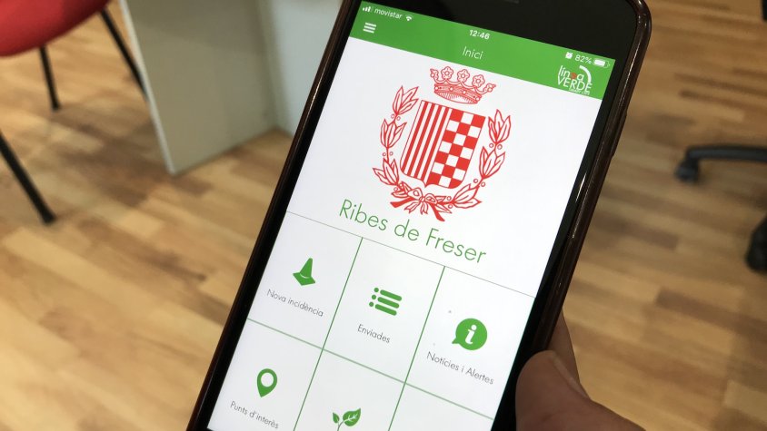 L'aplicatiu serveix per denuciar incidències al municipi