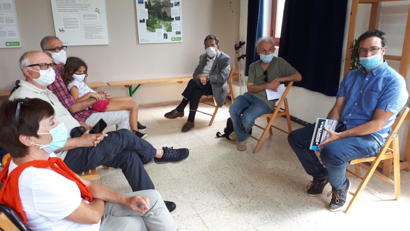 La presentació del llibre 'Històries de Frontera', a Espinavell el passat cap de setmana