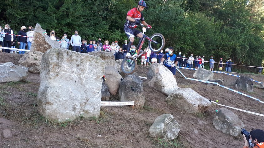 Un instant de la competició