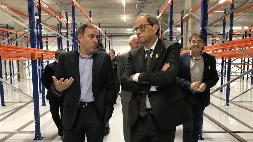 El president Torra va visitar les instal·lacions de Sodeca el passat novembre