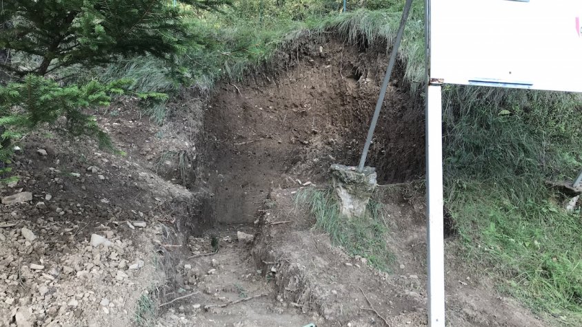 Així ha quedat l'excavació al jaciment de Campdevànol