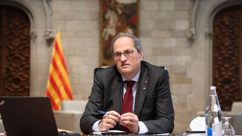 El president de la Generalitat, Quim Torra