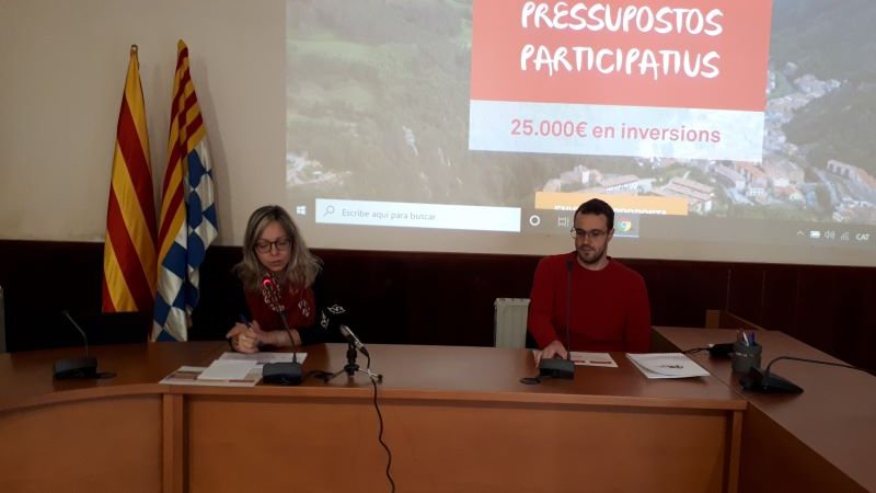 La presentació dels pressupostos participatius va tenir lloc dilluns