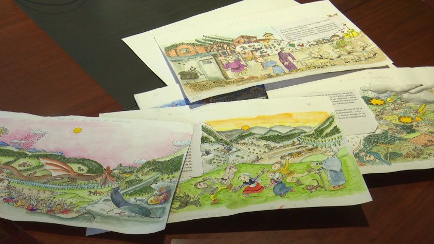 Pilarín Bayés ha estat l'encarregada dels dibuixos del llibre