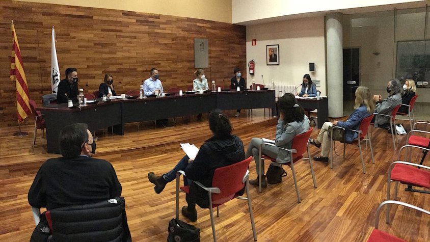 El ple de Sant Joan es va celebrar aquest dimecres de manera presencial a l'ajuntament