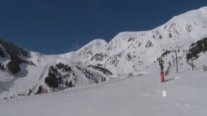 Aspecte que oferia Vallter 2000 aquest dimarts