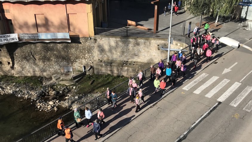 Bona participació a la caminada de Ripoll