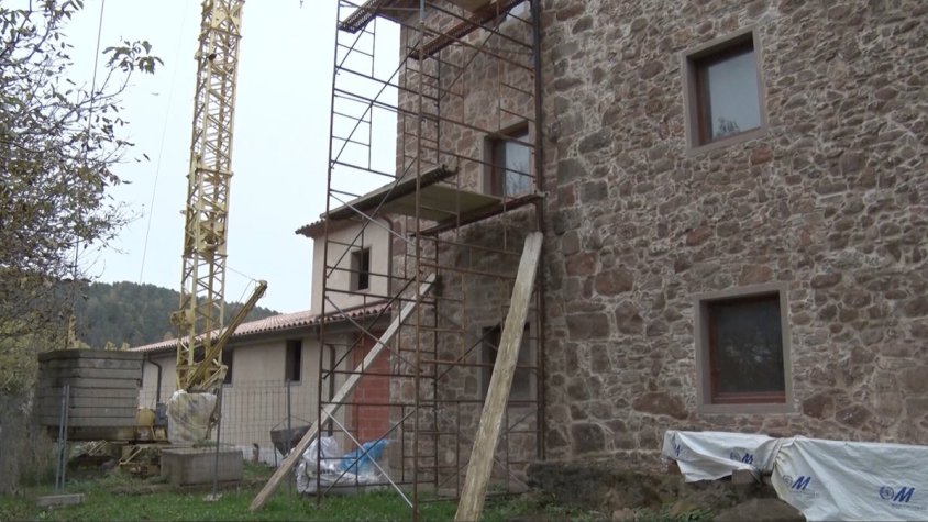 Les obres a Sant Antoni