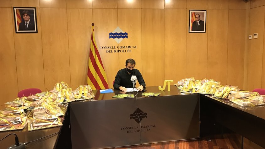 Acte d'entrega dels premis Joan Triadú al Consell Comarcal