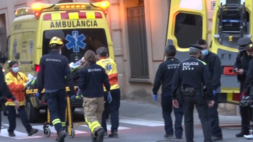 Un dels ferits va ser traslladat a l'Hospital de Campdevànol
