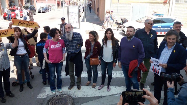 Els cinc electes locals  van haver de passar pel jutjat pel tall a Coll d'Ares el 8-N