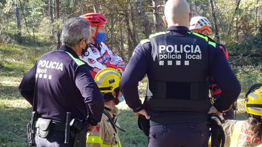 La policia local de Ripoll ha col·laborat en el rescat