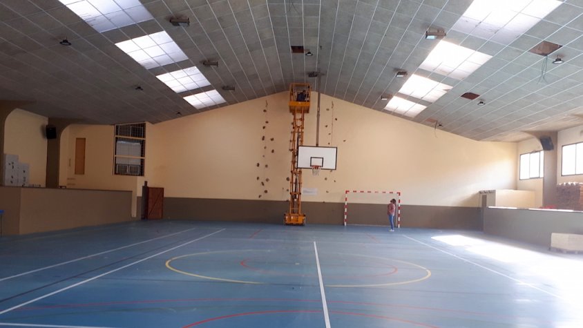 Renovació a llums LED del pavelló gràcies a una subvenció de la Diputació