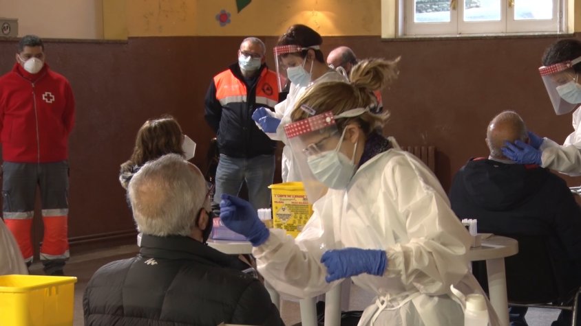 Primers assistents al cribratge aquest matí