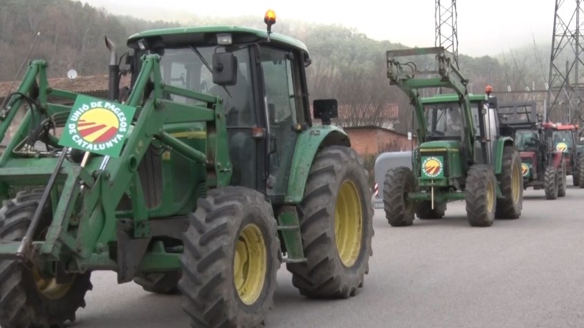 La marxa ha sortit del Polígon dels Pintors de Ripoll