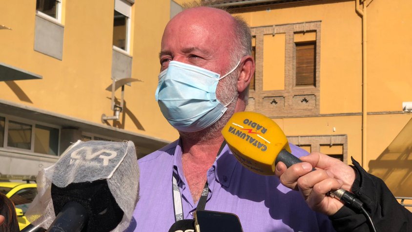 El Director Gerent del Centre durant la roda de premsa d'aquest dimecres al matí | Judit Lechón