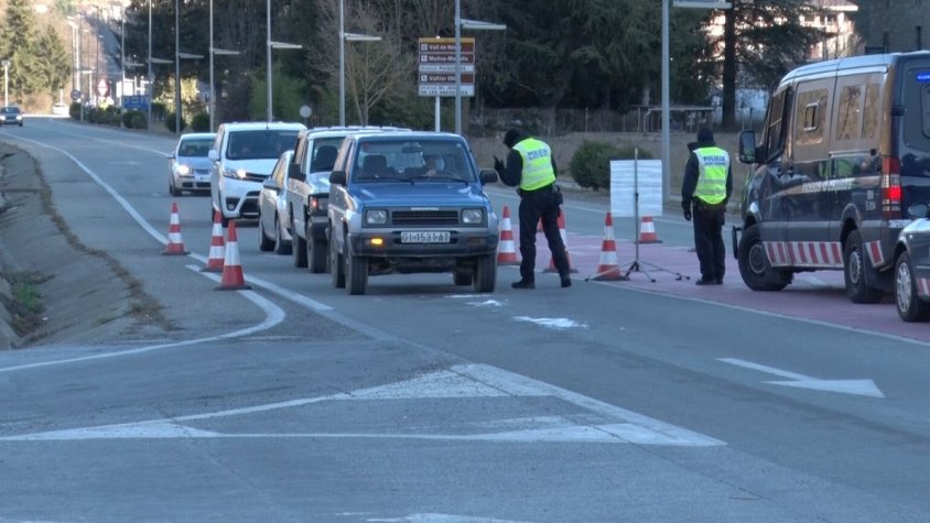 Un control de mobilitat a la comarca, aquestes festes de Nadal