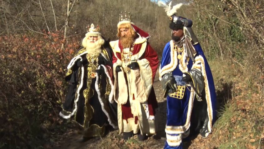 Els Reis, acostant-se a Ripoll