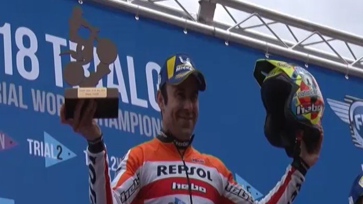 El dominador absolut del trial mundial, Toni Bou, a Camprodon