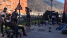 El Health Gym de Ripoll s'adapta a la situació i trasllada el material del gimnàs a l'exterior