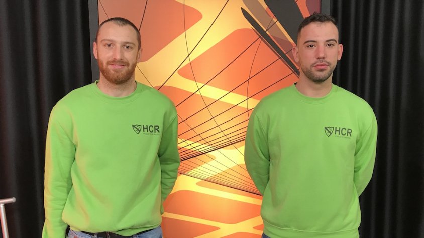 Pau Franquesa i Vidal Carlon, de l'Hoquei Club Ripoll