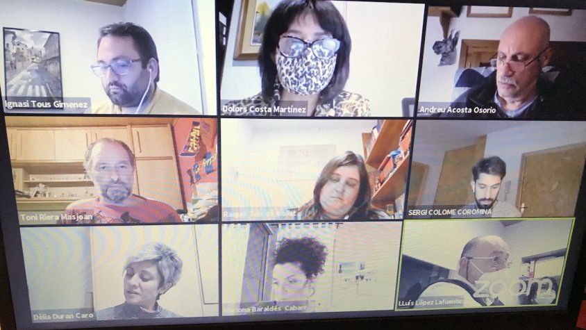 Sessió telemàtica del ple de l'ajuntament campdevanolenc, aquest dijous al vespre