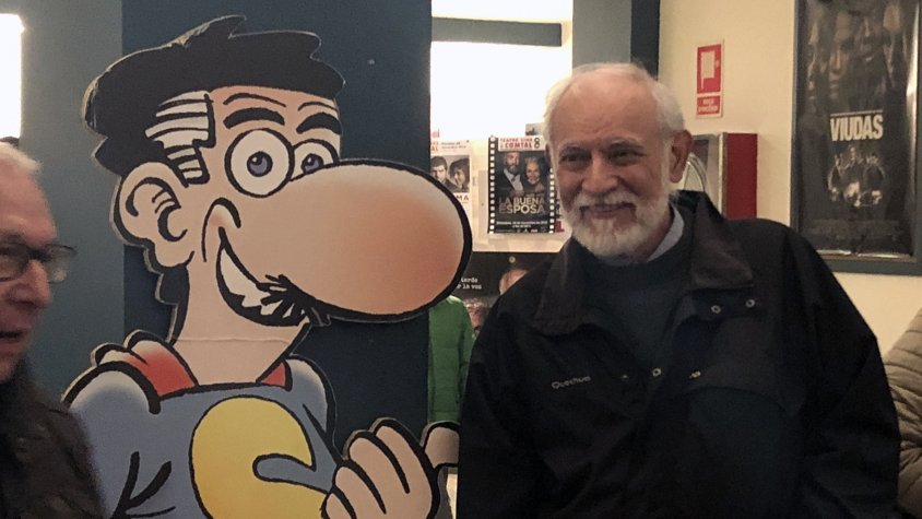 Jan va ser a l'estrena de la pel·lícula de Súperlópez a Ripoll