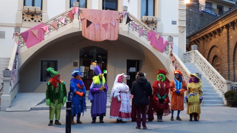 Gravació del darrer capítol de Santa Truja 2021