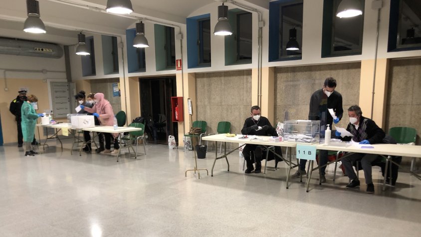 El recompte de vots s'ha desenvolupat amb total normalitat