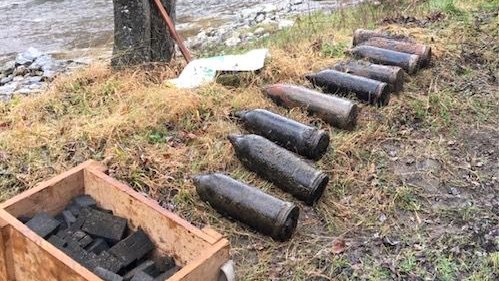 Aquests són els 9 projectils que s'han localitzat a Ripoll