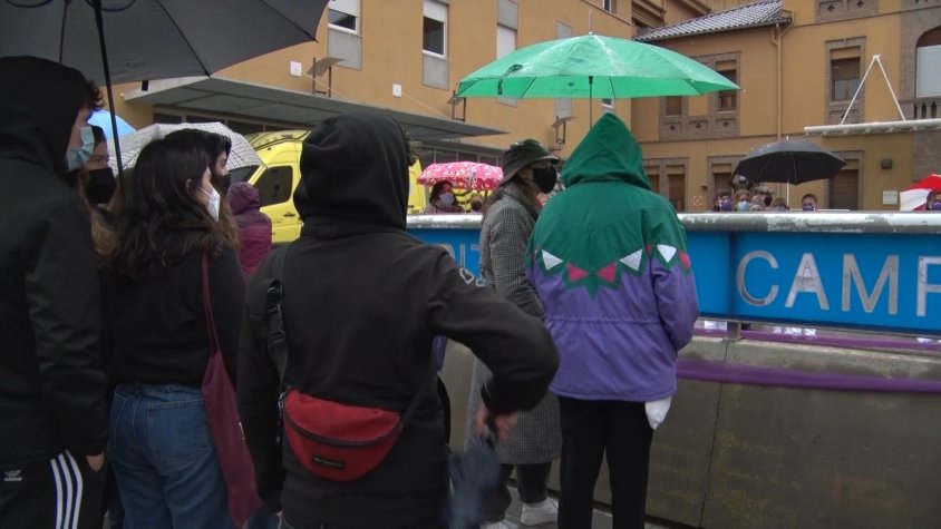 La marxa lenta de vehicles ha arribat a l'Hospital de Capdevànol prop de les dues de la tarda